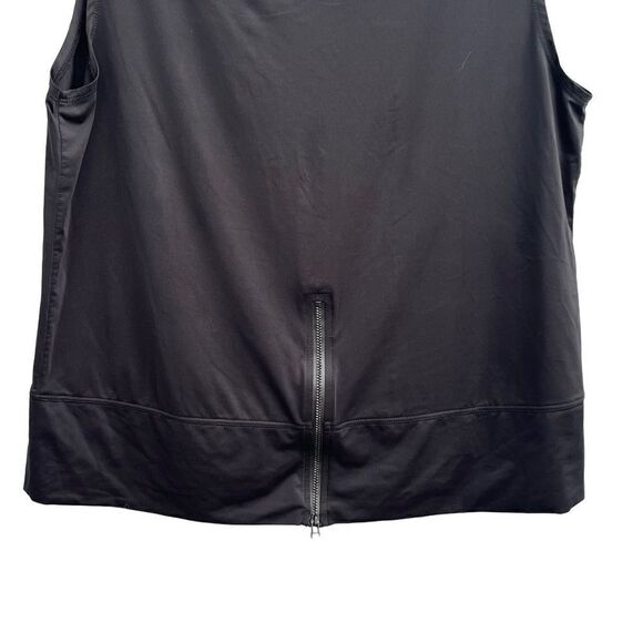 LUKKA LUX Cecilia Lux Muscle Zip Back Tank Top in Black Women's Size M - Picture 3 of 6